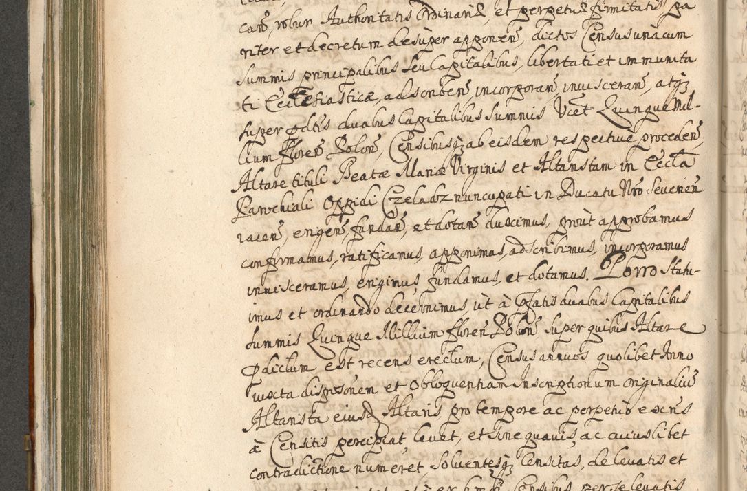 Zdjęcie nr 512 dla obiektu archiwalnego: Acta actorum, decretorum, sententiarum, erectionum, confirmationum, institutionum, resignationum, constitutionum, provisionum, quietationum, submissionum, protestationum, substitutionum R. D. Petri Gembicki, episcopi Cracoviensis, ducis Severiae in a. D. 1650 et 1651 acticatorum. Volumen V