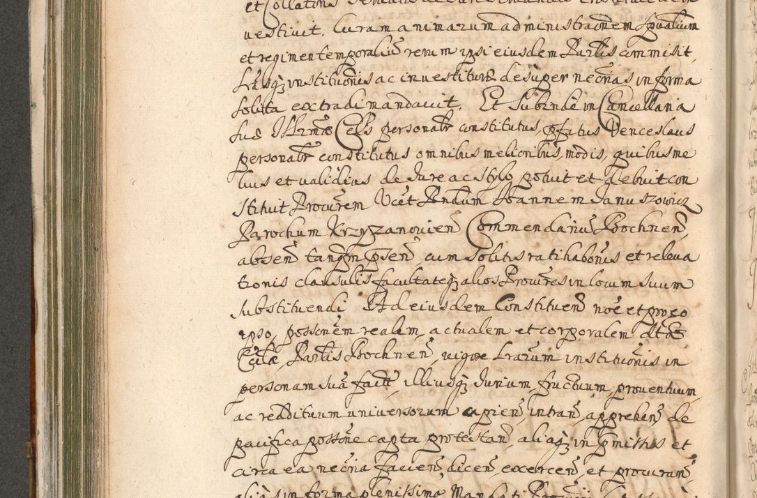 Zdjęcie nr 500 dla obiektu archiwalnego: Acta actorum, decretorum, sententiarum, erectionum, confirmationum, institutionum, resignationum, constitutionum, provisionum, quietationum, submissionum, protestationum, substitutionum R. D. Petri Gembicki, episcopi Cracoviensis, ducis Severiae in a. D. 1650 et 1651 acticatorum. Volumen V