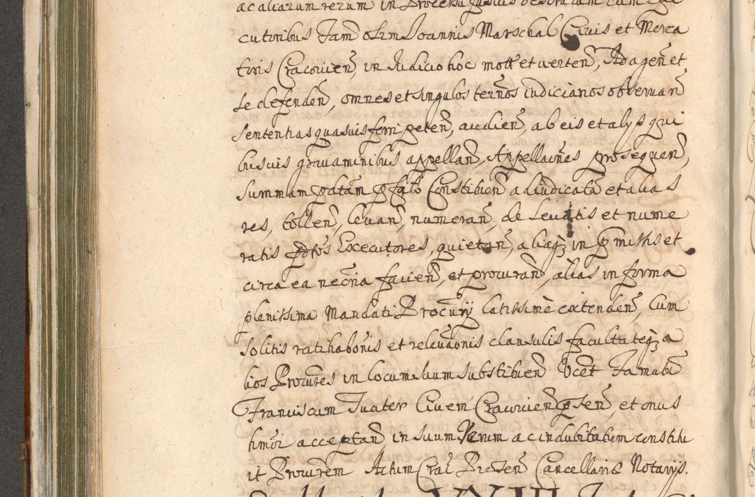 Zdjęcie nr 494 dla obiektu archiwalnego: Acta actorum, decretorum, sententiarum, erectionum, confirmationum, institutionum, resignationum, constitutionum, provisionum, quietationum, submissionum, protestationum, substitutionum R. D. Petri Gembicki, episcopi Cracoviensis, ducis Severiae in a. D. 1650 et 1651 acticatorum. Volumen V
