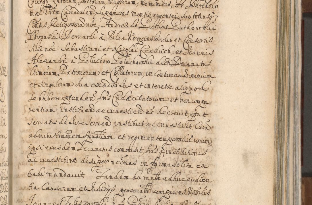 Zdjęcie nr 489 dla obiektu archiwalnego: Acta actorum, decretorum, sententiarum, erectionum, confirmationum, institutionum, resignationum, constitutionum, provisionum, quietationum, submissionum, protestationum, substitutionum R. D. Petri Gembicki, episcopi Cracoviensis, ducis Severiae in a. D. 1650 et 1651 acticatorum. Volumen V