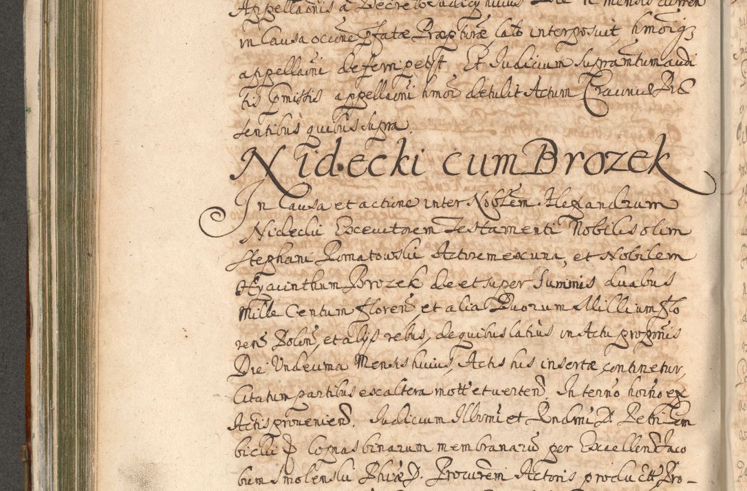Zdjęcie nr 484 dla obiektu archiwalnego: Acta actorum, decretorum, sententiarum, erectionum, confirmationum, institutionum, resignationum, constitutionum, provisionum, quietationum, submissionum, protestationum, substitutionum R. D. Petri Gembicki, episcopi Cracoviensis, ducis Severiae in a. D. 1650 et 1651 acticatorum. Volumen V