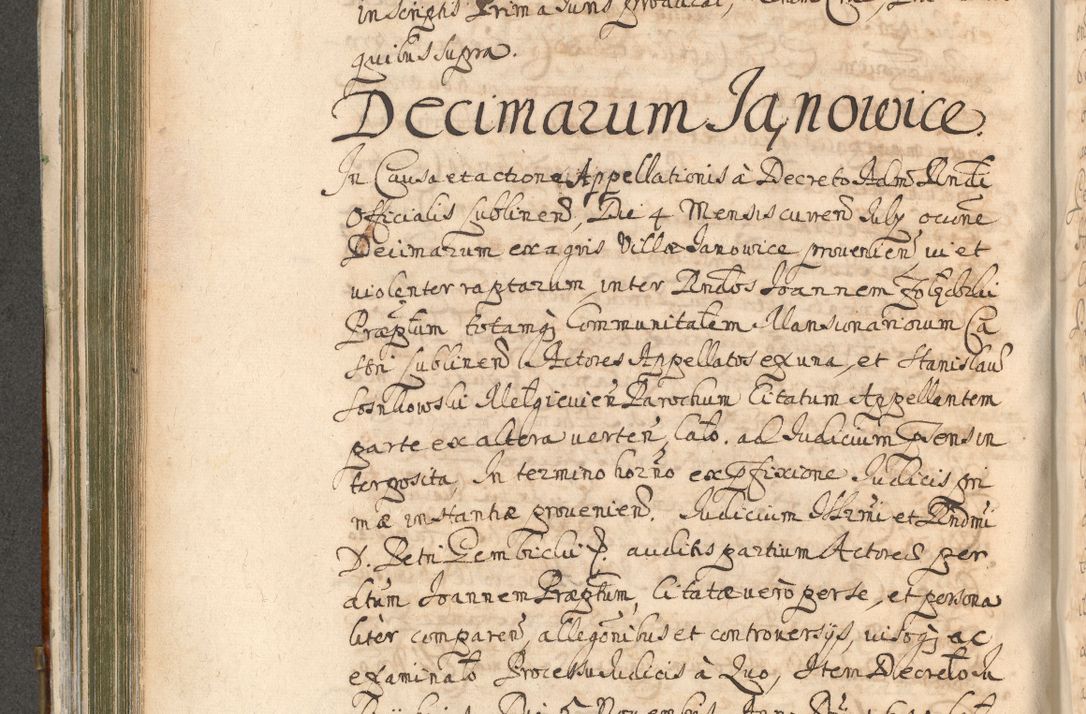 Zdjęcie nr 482 dla obiektu archiwalnego: Acta actorum, decretorum, sententiarum, erectionum, confirmationum, institutionum, resignationum, constitutionum, provisionum, quietationum, submissionum, protestationum, substitutionum R. D. Petri Gembicki, episcopi Cracoviensis, ducis Severiae in a. D. 1650 et 1651 acticatorum. Volumen V