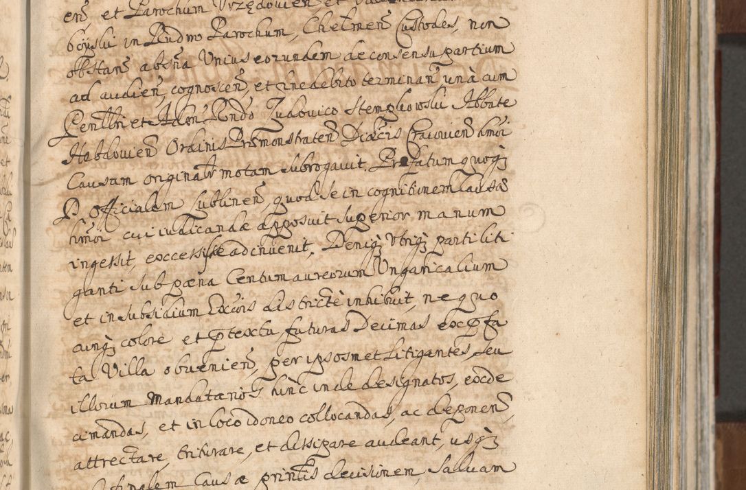 Zdjęcie nr 483 dla obiektu archiwalnego: Acta actorum, decretorum, sententiarum, erectionum, confirmationum, institutionum, resignationum, constitutionum, provisionum, quietationum, submissionum, protestationum, substitutionum R. D. Petri Gembicki, episcopi Cracoviensis, ducis Severiae in a. D. 1650 et 1651 acticatorum. Volumen V