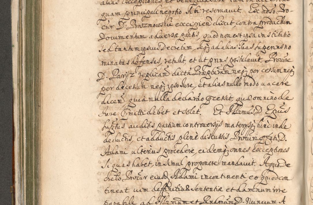 Zdjęcie nr 478 dla obiektu archiwalnego: Acta actorum, decretorum, sententiarum, erectionum, confirmationum, institutionum, resignationum, constitutionum, provisionum, quietationum, submissionum, protestationum, substitutionum R. D. Petri Gembicki, episcopi Cracoviensis, ducis Severiae in a. D. 1650 et 1651 acticatorum. Volumen V