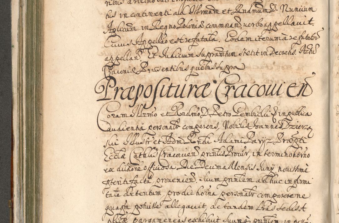 Zdjęcie nr 476 dla obiektu archiwalnego: Acta actorum, decretorum, sententiarum, erectionum, confirmationum, institutionum, resignationum, constitutionum, provisionum, quietationum, submissionum, protestationum, substitutionum R. D. Petri Gembicki, episcopi Cracoviensis, ducis Severiae in a. D. 1650 et 1651 acticatorum. Volumen V