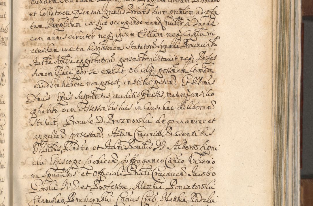 Zdjęcie nr 477 dla obiektu archiwalnego: Acta actorum, decretorum, sententiarum, erectionum, confirmationum, institutionum, resignationum, constitutionum, provisionum, quietationum, submissionum, protestationum, substitutionum R. D. Petri Gembicki, episcopi Cracoviensis, ducis Severiae in a. D. 1650 et 1651 acticatorum. Volumen V