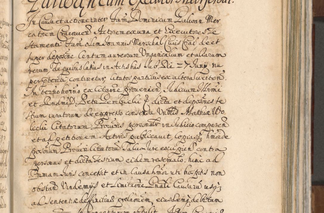 Zdjęcie nr 471 dla obiektu archiwalnego: Acta actorum, decretorum, sententiarum, erectionum, confirmationum, institutionum, resignationum, constitutionum, provisionum, quietationum, submissionum, protestationum, substitutionum R. D. Petri Gembicki, episcopi Cracoviensis, ducis Severiae in a. D. 1650 et 1651 acticatorum. Volumen V