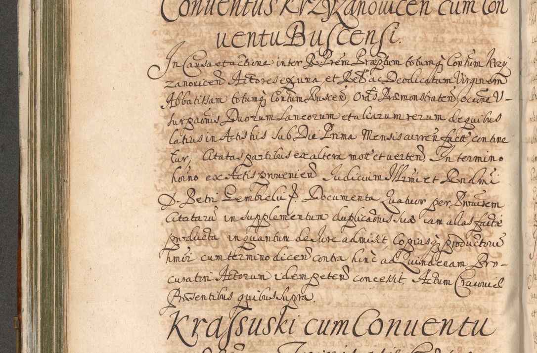 Zdjęcie nr 466 dla obiektu archiwalnego: Acta actorum, decretorum, sententiarum, erectionum, confirmationum, institutionum, resignationum, constitutionum, provisionum, quietationum, submissionum, protestationum, substitutionum R. D. Petri Gembicki, episcopi Cracoviensis, ducis Severiae in a. D. 1650 et 1651 acticatorum. Volumen V