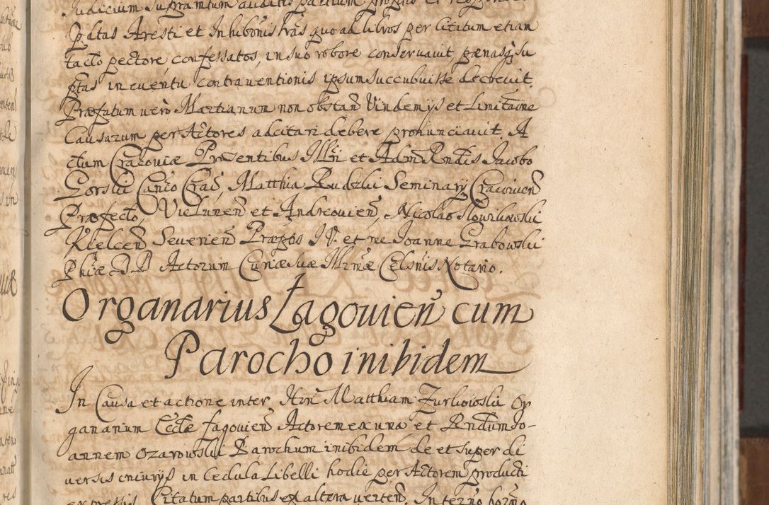 Zdjęcie nr 465 dla obiektu archiwalnego: Acta actorum, decretorum, sententiarum, erectionum, confirmationum, institutionum, resignationum, constitutionum, provisionum, quietationum, submissionum, protestationum, substitutionum R. D. Petri Gembicki, episcopi Cracoviensis, ducis Severiae in a. D. 1650 et 1651 acticatorum. Volumen V