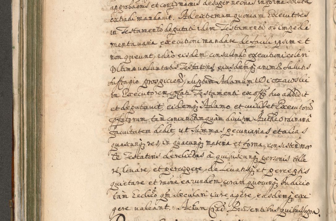 Zdjęcie nr 462 dla obiektu archiwalnego: Acta actorum, decretorum, sententiarum, erectionum, confirmationum, institutionum, resignationum, constitutionum, provisionum, quietationum, submissionum, protestationum, substitutionum R. D. Petri Gembicki, episcopi Cracoviensis, ducis Severiae in a. D. 1650 et 1651 acticatorum. Volumen V