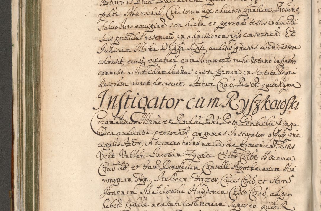Zdjęcie nr 460 dla obiektu archiwalnego: Acta actorum, decretorum, sententiarum, erectionum, confirmationum, institutionum, resignationum, constitutionum, provisionum, quietationum, submissionum, protestationum, substitutionum R. D. Petri Gembicki, episcopi Cracoviensis, ducis Severiae in a. D. 1650 et 1651 acticatorum. Volumen V
