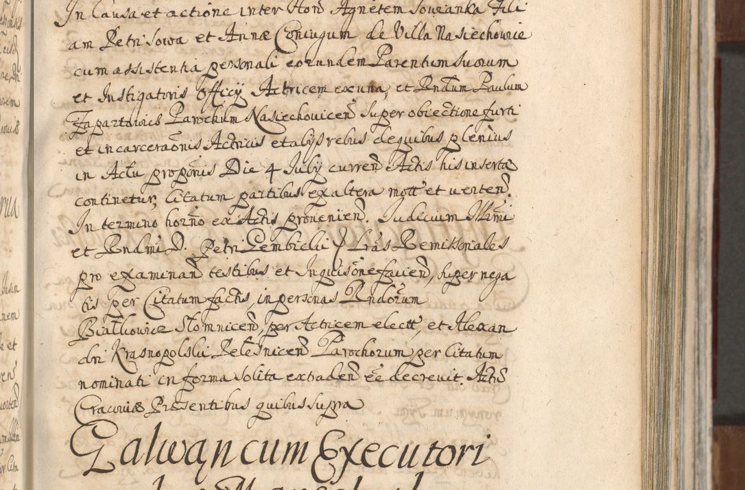 Zdjęcie nr 459 dla obiektu archiwalnego: Acta actorum, decretorum, sententiarum, erectionum, confirmationum, institutionum, resignationum, constitutionum, provisionum, quietationum, submissionum, protestationum, substitutionum R. D. Petri Gembicki, episcopi Cracoviensis, ducis Severiae in a. D. 1650 et 1651 acticatorum. Volumen V