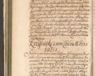Zdjęcie nr 456 dla obiektu archiwalnego: Acta actorum, decretorum, sententiarum, erectionum, confirmationum, institutionum, resignationum, constitutionum, provisionum, quietationum, submissionum, protestationum, substitutionum R. D. Petri Gembicki, episcopi Cracoviensis, ducis Severiae in a. D. 1650 et 1651 acticatorum. Volumen V
