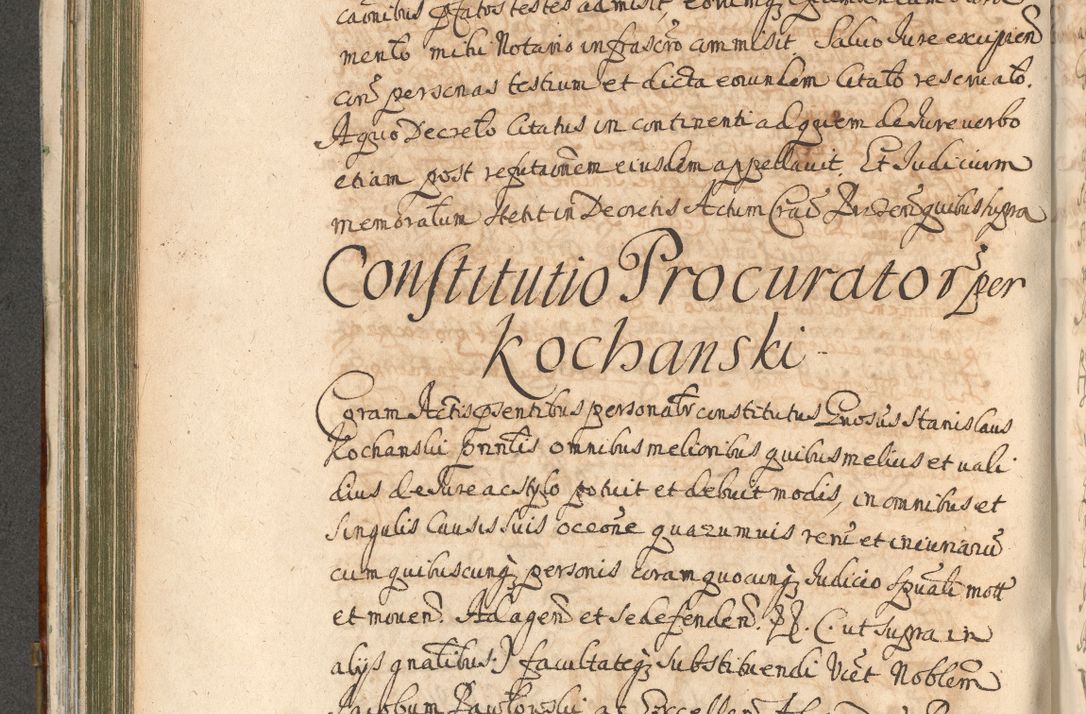Zdjęcie nr 454 dla obiektu archiwalnego: Acta actorum, decretorum, sententiarum, erectionum, confirmationum, institutionum, resignationum, constitutionum, provisionum, quietationum, submissionum, protestationum, substitutionum R. D. Petri Gembicki, episcopi Cracoviensis, ducis Severiae in a. D. 1650 et 1651 acticatorum. Volumen V