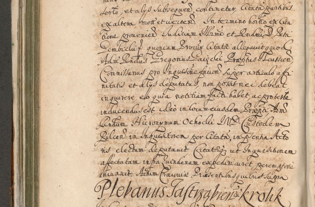 Zdjęcie nr 452 dla obiektu archiwalnego: Acta actorum, decretorum, sententiarum, erectionum, confirmationum, institutionum, resignationum, constitutionum, provisionum, quietationum, submissionum, protestationum, substitutionum R. D. Petri Gembicki, episcopi Cracoviensis, ducis Severiae in a. D. 1650 et 1651 acticatorum. Volumen V
