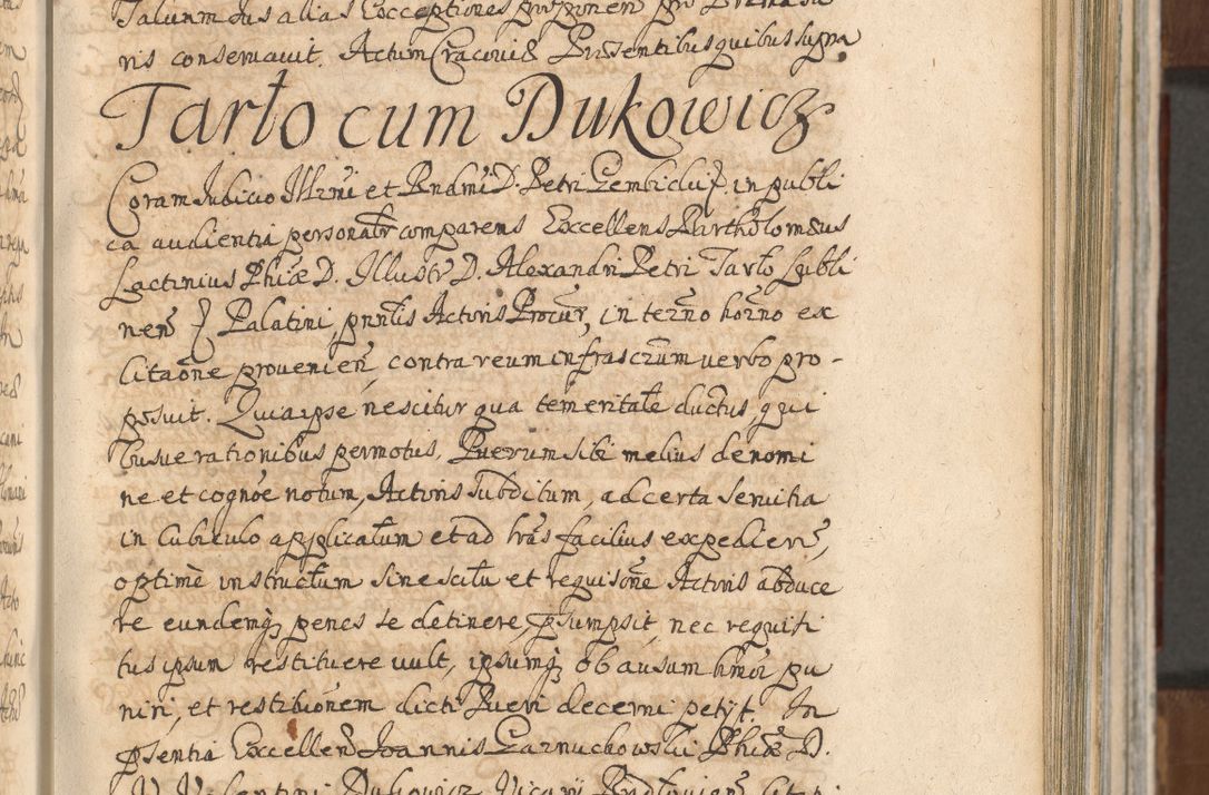 Zdjęcie nr 449 dla obiektu archiwalnego: Acta actorum, decretorum, sententiarum, erectionum, confirmationum, institutionum, resignationum, constitutionum, provisionum, quietationum, submissionum, protestationum, substitutionum R. D. Petri Gembicki, episcopi Cracoviensis, ducis Severiae in a. D. 1650 et 1651 acticatorum. Volumen V