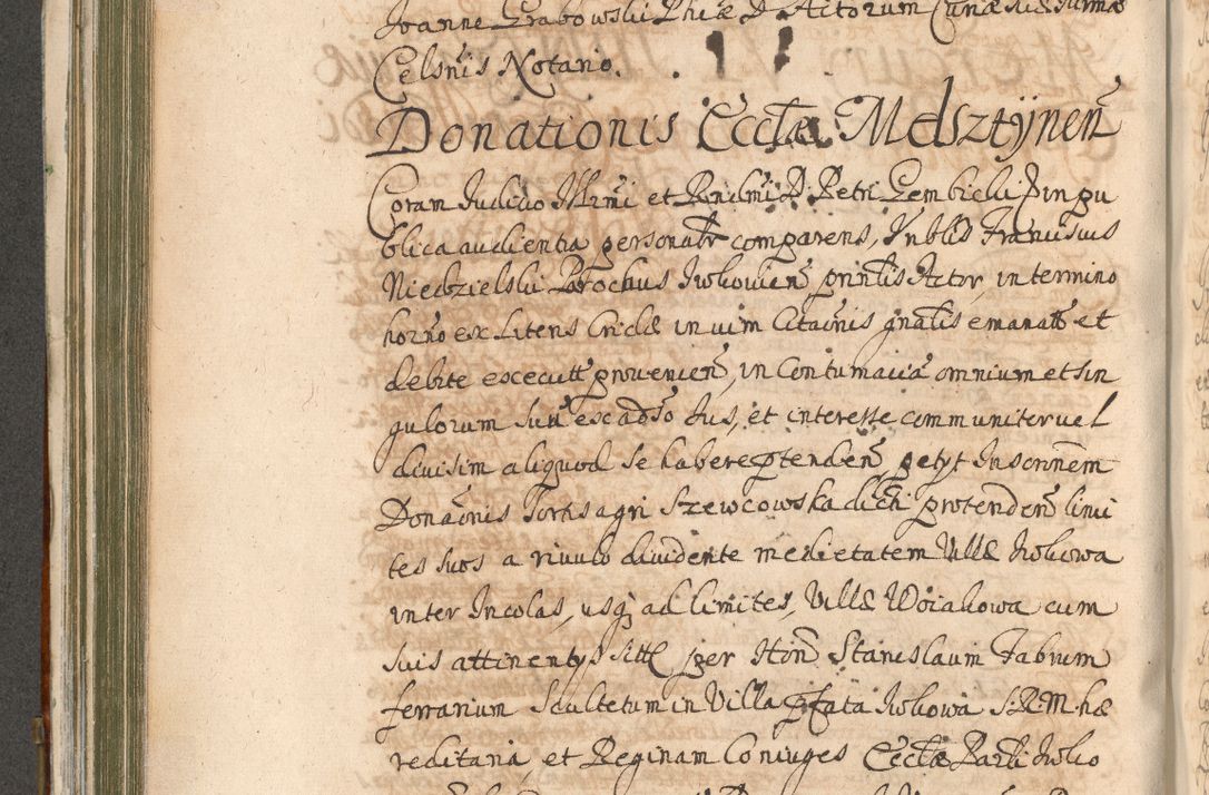 Zdjęcie nr 446 dla obiektu archiwalnego: Acta actorum, decretorum, sententiarum, erectionum, confirmationum, institutionum, resignationum, constitutionum, provisionum, quietationum, submissionum, protestationum, substitutionum R. D. Petri Gembicki, episcopi Cracoviensis, ducis Severiae in a. D. 1650 et 1651 acticatorum. Volumen V