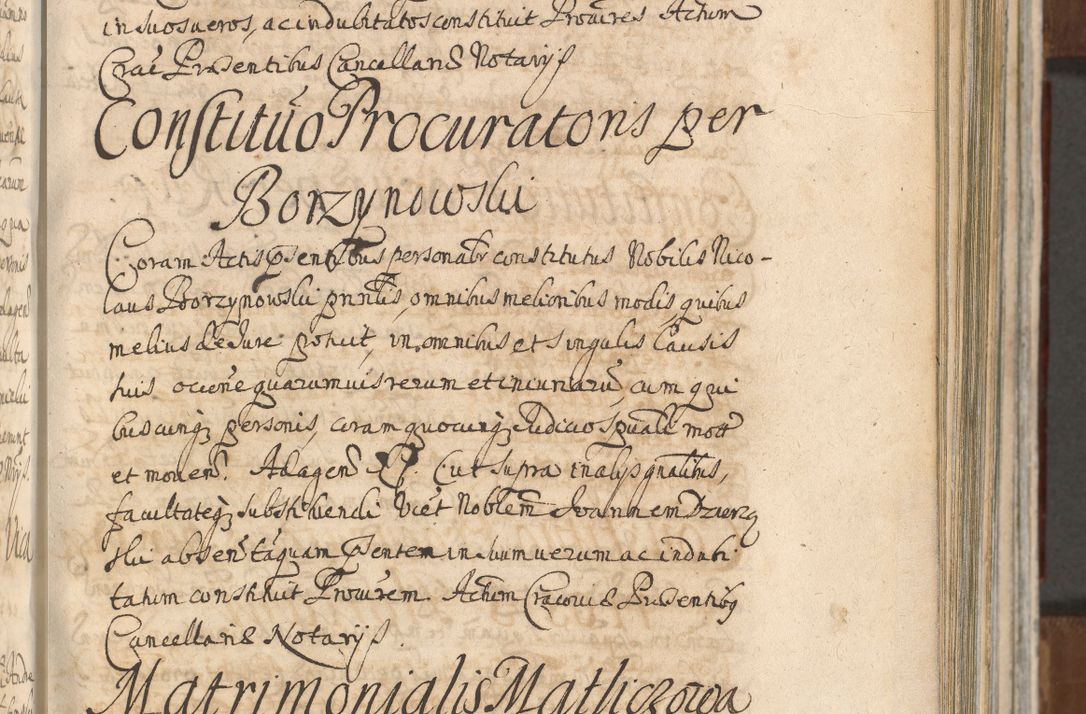Zdjęcie nr 443 dla obiektu archiwalnego: Acta actorum, decretorum, sententiarum, erectionum, confirmationum, institutionum, resignationum, constitutionum, provisionum, quietationum, submissionum, protestationum, substitutionum R. D. Petri Gembicki, episcopi Cracoviensis, ducis Severiae in a. D. 1650 et 1651 acticatorum. Volumen V
