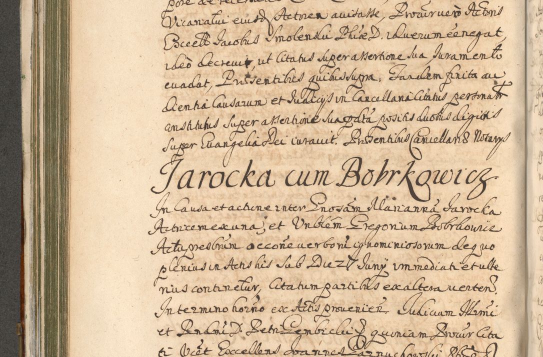 Zdjęcie nr 438 dla obiektu archiwalnego: Acta actorum, decretorum, sententiarum, erectionum, confirmationum, institutionum, resignationum, constitutionum, provisionum, quietationum, submissionum, protestationum, substitutionum R. D. Petri Gembicki, episcopi Cracoviensis, ducis Severiae in a. D. 1650 et 1651 acticatorum. Volumen V