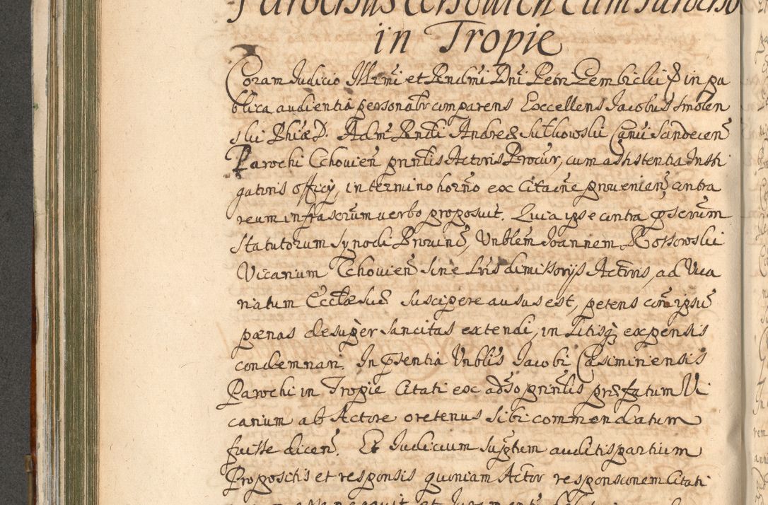 Zdjęcie nr 434 dla obiektu archiwalnego: Acta actorum, decretorum, sententiarum, erectionum, confirmationum, institutionum, resignationum, constitutionum, provisionum, quietationum, submissionum, protestationum, substitutionum R. D. Petri Gembicki, episcopi Cracoviensis, ducis Severiae in a. D. 1650 et 1651 acticatorum. Volumen V