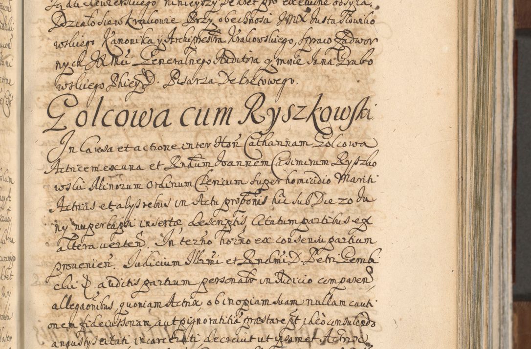 Zdjęcie nr 431 dla obiektu archiwalnego: Acta actorum, decretorum, sententiarum, erectionum, confirmationum, institutionum, resignationum, constitutionum, provisionum, quietationum, submissionum, protestationum, substitutionum R. D. Petri Gembicki, episcopi Cracoviensis, ducis Severiae in a. D. 1650 et 1651 acticatorum. Volumen V