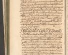 Zdjęcie nr 424 dla obiektu archiwalnego: Acta actorum, decretorum, sententiarum, erectionum, confirmationum, institutionum, resignationum, constitutionum, provisionum, quietationum, submissionum, protestationum, substitutionum R. D. Petri Gembicki, episcopi Cracoviensis, ducis Severiae in a. D. 1650 et 1651 acticatorum. Volumen V