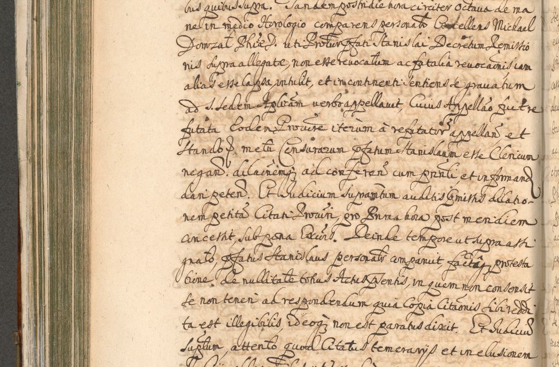 Zdjęcie nr 422 dla obiektu archiwalnego: Acta actorum, decretorum, sententiarum, erectionum, confirmationum, institutionum, resignationum, constitutionum, provisionum, quietationum, submissionum, protestationum, substitutionum R. D. Petri Gembicki, episcopi Cracoviensis, ducis Severiae in a. D. 1650 et 1651 acticatorum. Volumen V