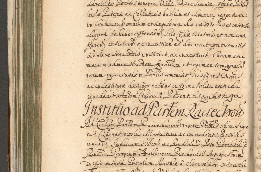 Zdjęcie nr 418 dla obiektu archiwalnego: Acta actorum, decretorum, sententiarum, erectionum, confirmationum, institutionum, resignationum, constitutionum, provisionum, quietationum, submissionum, protestationum, substitutionum R. D. Petri Gembicki, episcopi Cracoviensis, ducis Severiae in a. D. 1650 et 1651 acticatorum. Volumen V