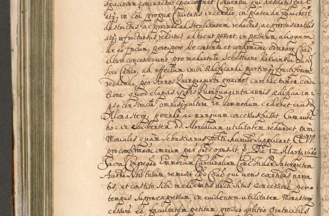 Zdjęcie nr 406 dla obiektu archiwalnego: Acta actorum, decretorum, sententiarum, erectionum, confirmationum, institutionum, resignationum, constitutionum, provisionum, quietationum, submissionum, protestationum, substitutionum R. D. Petri Gembicki, episcopi Cracoviensis, ducis Severiae in a. D. 1650 et 1651 acticatorum. Volumen V