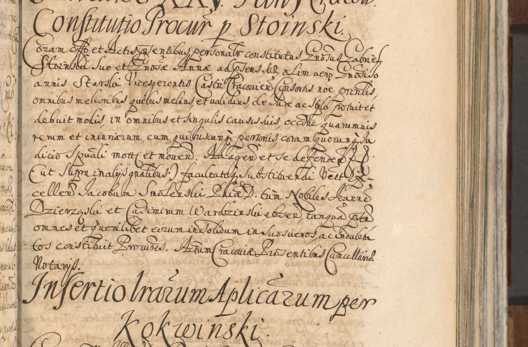 Zdjęcie nr 405 dla obiektu archiwalnego: Acta actorum, decretorum, sententiarum, erectionum, confirmationum, institutionum, resignationum, constitutionum, provisionum, quietationum, submissionum, protestationum, substitutionum R. D. Petri Gembicki, episcopi Cracoviensis, ducis Severiae in a. D. 1650 et 1651 acticatorum. Volumen V