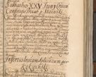 Zdjęcie nr 405 dla obiektu archiwalnego: Acta actorum, decretorum, sententiarum, erectionum, confirmationum, institutionum, resignationum, constitutionum, provisionum, quietationum, submissionum, protestationum, substitutionum R. D. Petri Gembicki, episcopi Cracoviensis, ducis Severiae in a. D. 1650 et 1651 acticatorum. Volumen V