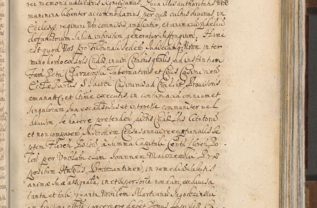 Zdjęcie nr 797 dla obiektu archiwalnego: Acta actorum, decretorum, sententiarum, erectionum, confirmationum, institutionum, resignationum, constitutionum, provisionum, quietationum, submissionum, protestationum, substitutionum R. D. Petri Gembicki, episcopi Cracoviensis, ducis Severiae in a. D. 1650 et 1651 acticatorum. Volumen V