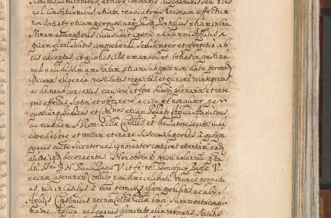 Zdjęcie nr 795 dla obiektu archiwalnego: Acta actorum, decretorum, sententiarum, erectionum, confirmationum, institutionum, resignationum, constitutionum, provisionum, quietationum, submissionum, protestationum, substitutionum R. D. Petri Gembicki, episcopi Cracoviensis, ducis Severiae in a. D. 1650 et 1651 acticatorum. Volumen V