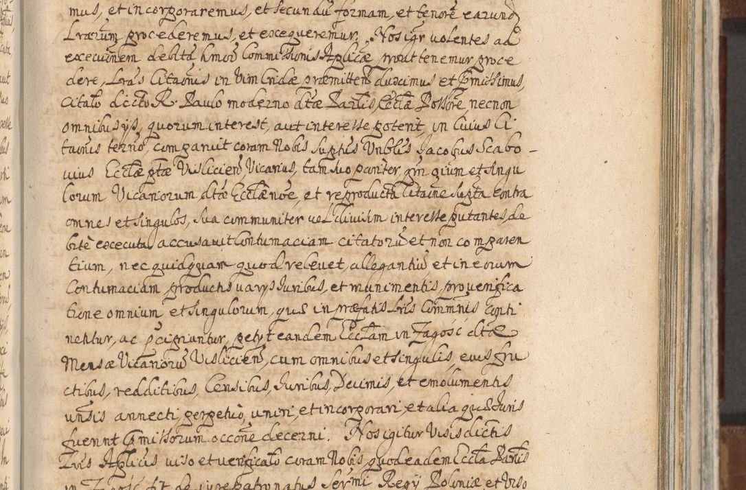 Zdjęcie nr 793 dla obiektu archiwalnego: Acta actorum, decretorum, sententiarum, erectionum, confirmationum, institutionum, resignationum, constitutionum, provisionum, quietationum, submissionum, protestationum, substitutionum R. D. Petri Gembicki, episcopi Cracoviensis, ducis Severiae in a. D. 1650 et 1651 acticatorum. Volumen V