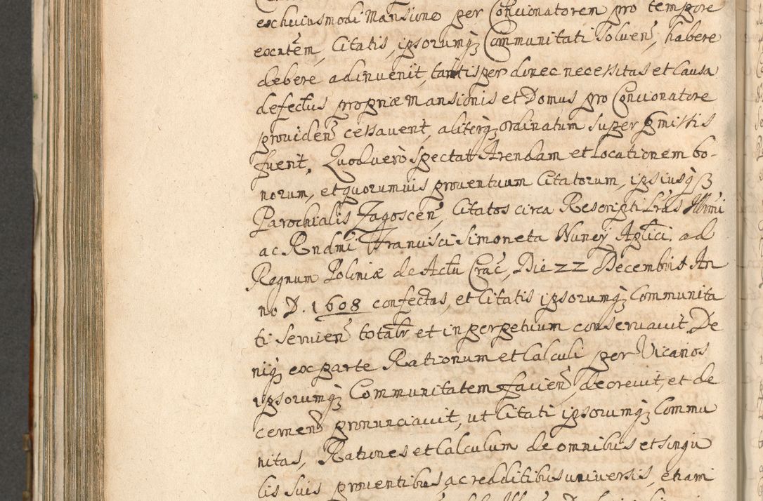 Zdjęcie nr 786 dla obiektu archiwalnego: Acta actorum, decretorum, sententiarum, erectionum, confirmationum, institutionum, resignationum, constitutionum, provisionum, quietationum, submissionum, protestationum, substitutionum R. D. Petri Gembicki, episcopi Cracoviensis, ducis Severiae in a. D. 1650 et 1651 acticatorum. Volumen V