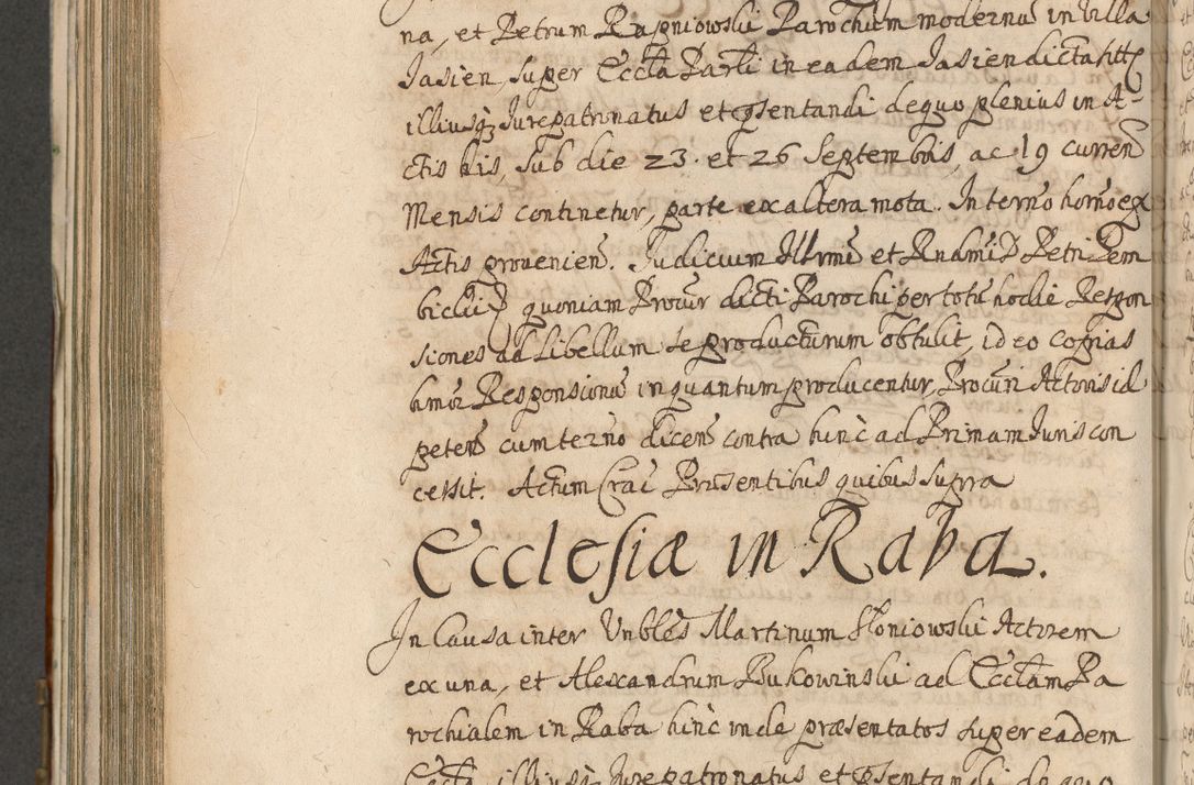 Zdjęcie nr 784 dla obiektu archiwalnego: Acta actorum, decretorum, sententiarum, erectionum, confirmationum, institutionum, resignationum, constitutionum, provisionum, quietationum, submissionum, protestationum, substitutionum R. D. Petri Gembicki, episcopi Cracoviensis, ducis Severiae in a. D. 1650 et 1651 acticatorum. Volumen V