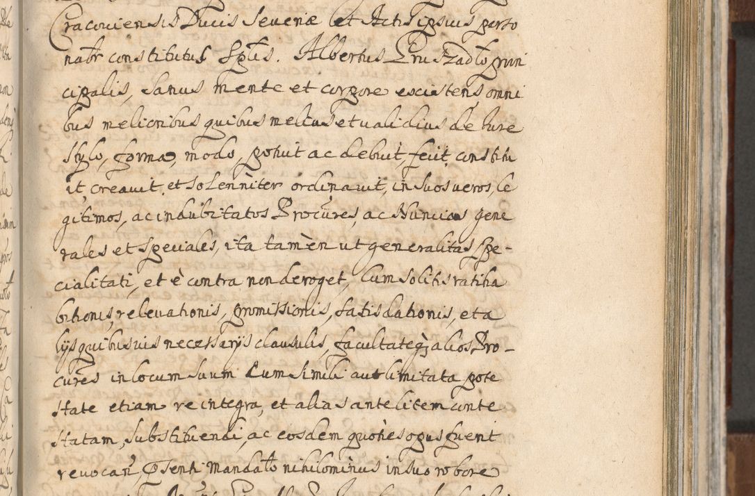 Zdjęcie nr 779 dla obiektu archiwalnego: Acta actorum, decretorum, sententiarum, erectionum, confirmationum, institutionum, resignationum, constitutionum, provisionum, quietationum, submissionum, protestationum, substitutionum R. D. Petri Gembicki, episcopi Cracoviensis, ducis Severiae in a. D. 1650 et 1651 acticatorum. Volumen V