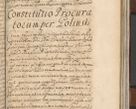 Zdjęcie nr 777 dla obiektu archiwalnego: Acta actorum, decretorum, sententiarum, erectionum, confirmationum, institutionum, resignationum, constitutionum, provisionum, quietationum, submissionum, protestationum, substitutionum R. D. Petri Gembicki, episcopi Cracoviensis, ducis Severiae in a. D. 1650 et 1651 acticatorum. Volumen V