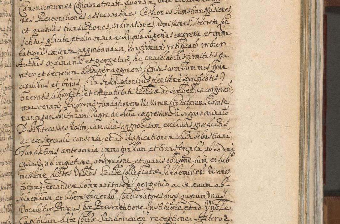 Zdjęcie nr 775 dla obiektu archiwalnego: Acta actorum, decretorum, sententiarum, erectionum, confirmationum, institutionum, resignationum, constitutionum, provisionum, quietationum, submissionum, protestationum, substitutionum R. D. Petri Gembicki, episcopi Cracoviensis, ducis Severiae in a. D. 1650 et 1651 acticatorum. Volumen V