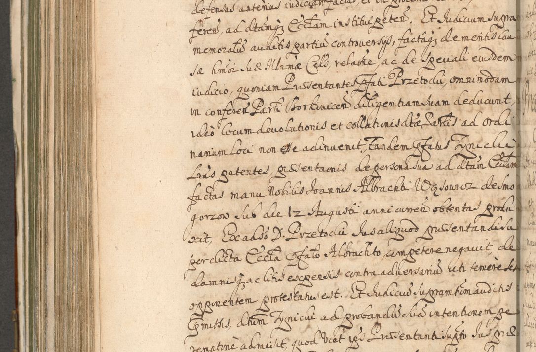 Zdjęcie nr 762 dla obiektu archiwalnego: Acta actorum, decretorum, sententiarum, erectionum, confirmationum, institutionum, resignationum, constitutionum, provisionum, quietationum, submissionum, protestationum, substitutionum R. D. Petri Gembicki, episcopi Cracoviensis, ducis Severiae in a. D. 1650 et 1651 acticatorum. Volumen V