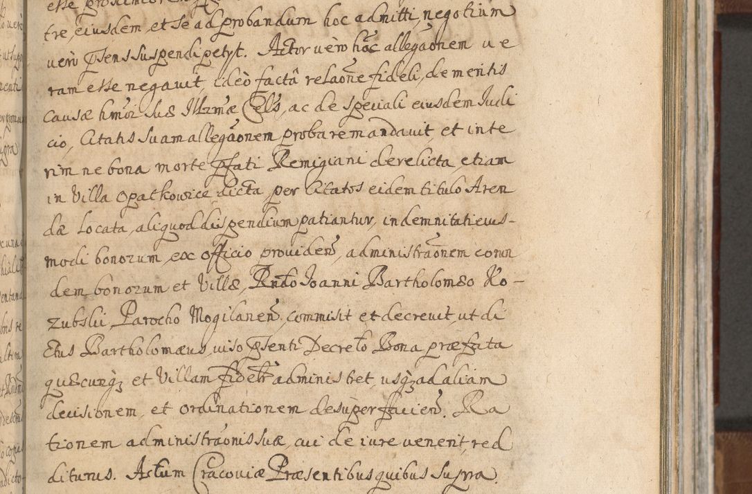 Zdjęcie nr 747 dla obiektu archiwalnego: Acta actorum, decretorum, sententiarum, erectionum, confirmationum, institutionum, resignationum, constitutionum, provisionum, quietationum, submissionum, protestationum, substitutionum R. D. Petri Gembicki, episcopi Cracoviensis, ducis Severiae in a. D. 1650 et 1651 acticatorum. Volumen V