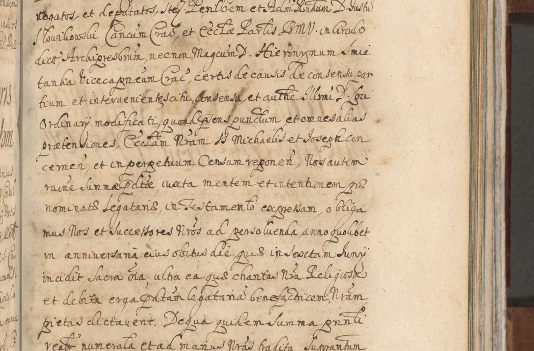 Zdjęcie nr 741 dla obiektu archiwalnego: Acta actorum, decretorum, sententiarum, erectionum, confirmationum, institutionum, resignationum, constitutionum, provisionum, quietationum, submissionum, protestationum, substitutionum R. D. Petri Gembicki, episcopi Cracoviensis, ducis Severiae in a. D. 1650 et 1651 acticatorum. Volumen V