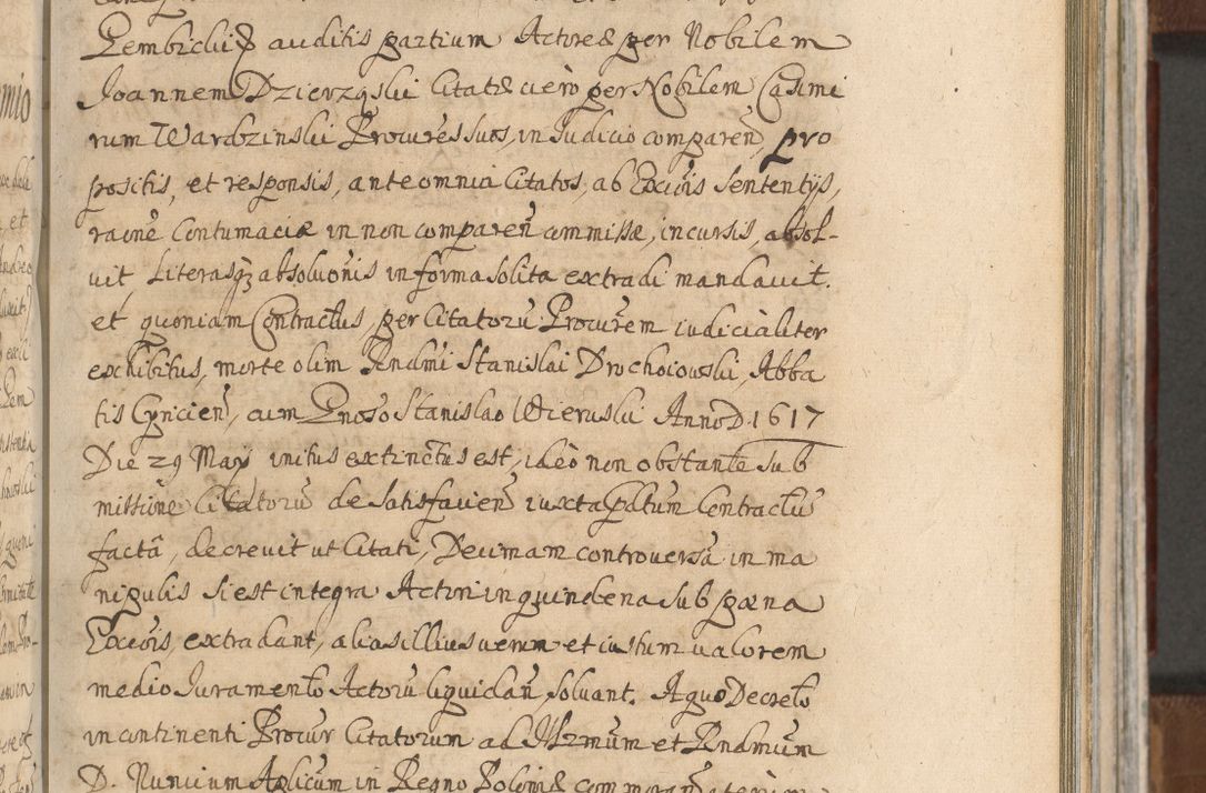 Zdjęcie nr 729 dla obiektu archiwalnego: Acta actorum, decretorum, sententiarum, erectionum, confirmationum, institutionum, resignationum, constitutionum, provisionum, quietationum, submissionum, protestationum, substitutionum R. D. Petri Gembicki, episcopi Cracoviensis, ducis Severiae in a. D. 1650 et 1651 acticatorum. Volumen V