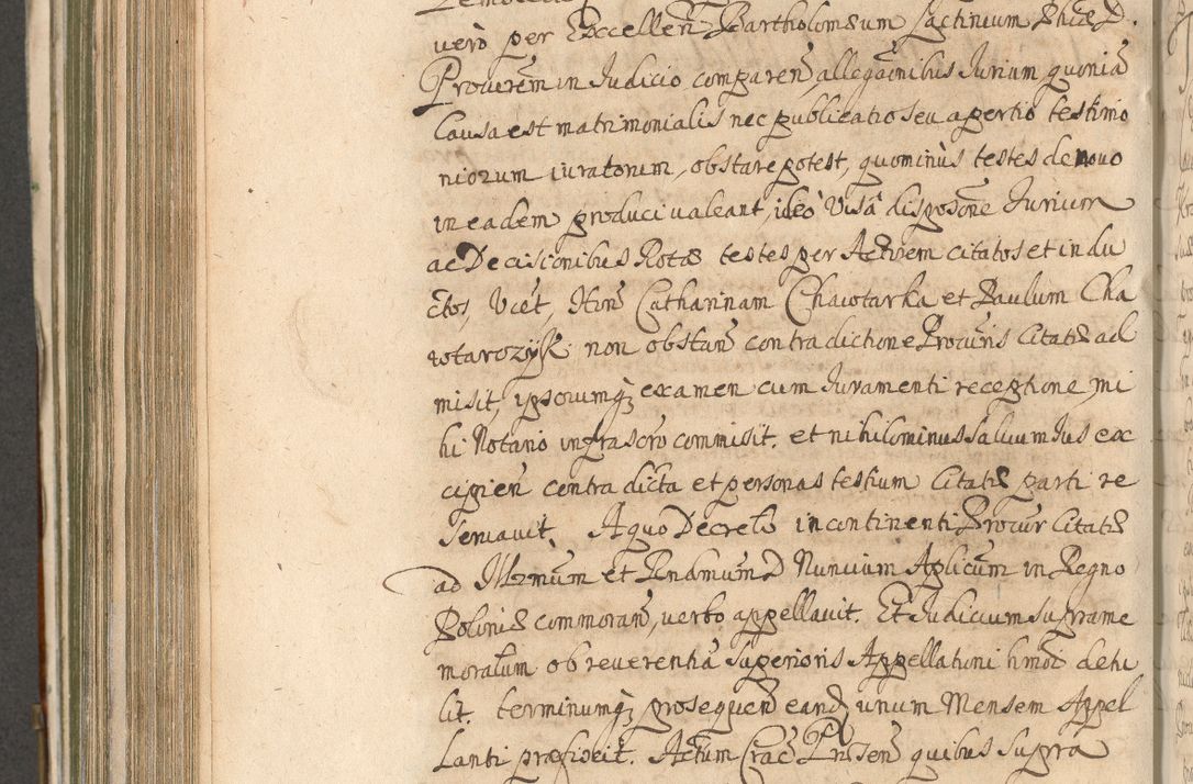 Zdjęcie nr 730 dla obiektu archiwalnego: Acta actorum, decretorum, sententiarum, erectionum, confirmationum, institutionum, resignationum, constitutionum, provisionum, quietationum, submissionum, protestationum, substitutionum R. D. Petri Gembicki, episcopi Cracoviensis, ducis Severiae in a. D. 1650 et 1651 acticatorum. Volumen V