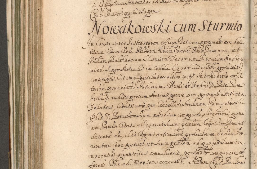 Zdjęcie nr 728 dla obiektu archiwalnego: Acta actorum, decretorum, sententiarum, erectionum, confirmationum, institutionum, resignationum, constitutionum, provisionum, quietationum, submissionum, protestationum, substitutionum R. D. Petri Gembicki, episcopi Cracoviensis, ducis Severiae in a. D. 1650 et 1651 acticatorum. Volumen V