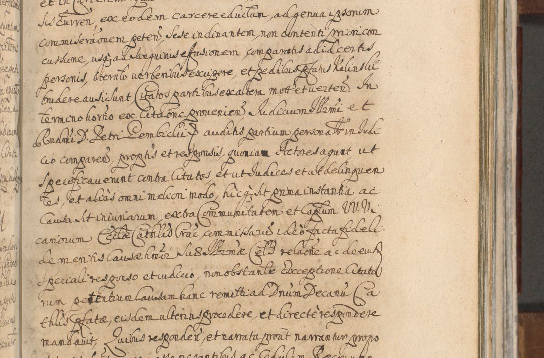 Zdjęcie nr 727 dla obiektu archiwalnego: Acta actorum, decretorum, sententiarum, erectionum, confirmationum, institutionum, resignationum, constitutionum, provisionum, quietationum, submissionum, protestationum, substitutionum R. D. Petri Gembicki, episcopi Cracoviensis, ducis Severiae in a. D. 1650 et 1651 acticatorum. Volumen V