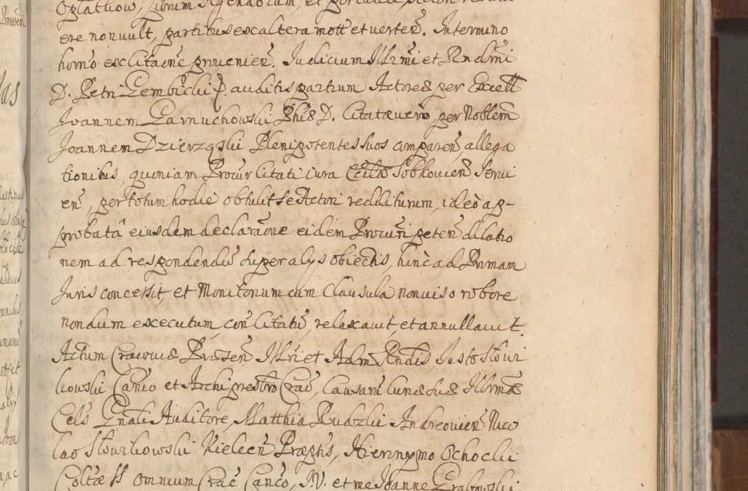 Zdjęcie nr 725 dla obiektu archiwalnego: Acta actorum, decretorum, sententiarum, erectionum, confirmationum, institutionum, resignationum, constitutionum, provisionum, quietationum, submissionum, protestationum, substitutionum R. D. Petri Gembicki, episcopi Cracoviensis, ducis Severiae in a. D. 1650 et 1651 acticatorum. Volumen V