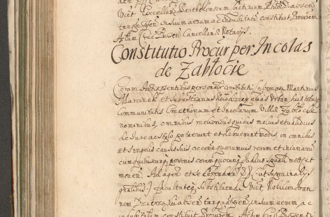 Zdjęcie nr 724 dla obiektu archiwalnego: Acta actorum, decretorum, sententiarum, erectionum, confirmationum, institutionum, resignationum, constitutionum, provisionum, quietationum, submissionum, protestationum, substitutionum R. D. Petri Gembicki, episcopi Cracoviensis, ducis Severiae in a. D. 1650 et 1651 acticatorum. Volumen V