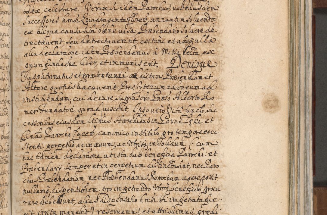 Zdjęcie nr 709 dla obiektu archiwalnego: Acta actorum, decretorum, sententiarum, erectionum, confirmationum, institutionum, resignationum, constitutionum, provisionum, quietationum, submissionum, protestationum, substitutionum R. D. Petri Gembicki, episcopi Cracoviensis, ducis Severiae in a. D. 1650 et 1651 acticatorum. Volumen V