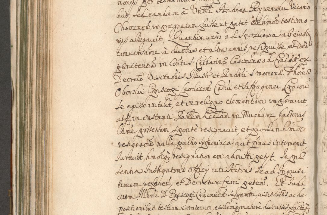 Zdjęcie nr 682 dla obiektu archiwalnego: Acta actorum, decretorum, sententiarum, erectionum, confirmationum, institutionum, resignationum, constitutionum, provisionum, quietationum, submissionum, protestationum, substitutionum R. D. Petri Gembicki, episcopi Cracoviensis, ducis Severiae in a. D. 1650 et 1651 acticatorum. Volumen V